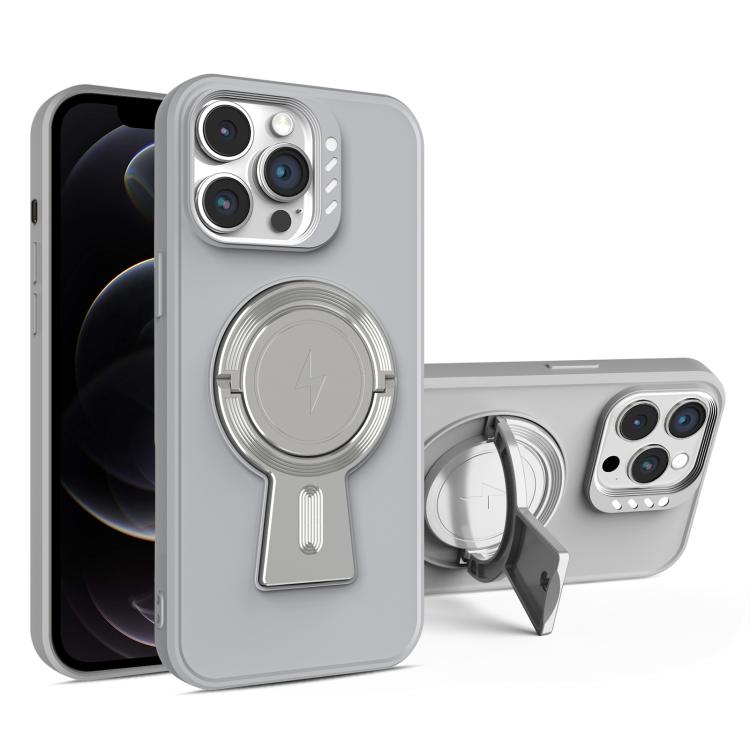 For iPhone 12 Pro Y-shape Holder MagSafe Rugged Shockproof Phone Case