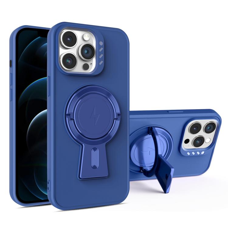 For iPhone 12 Pro Max Y-shape Holder MagSafe Rugged Shockproof Phone Case