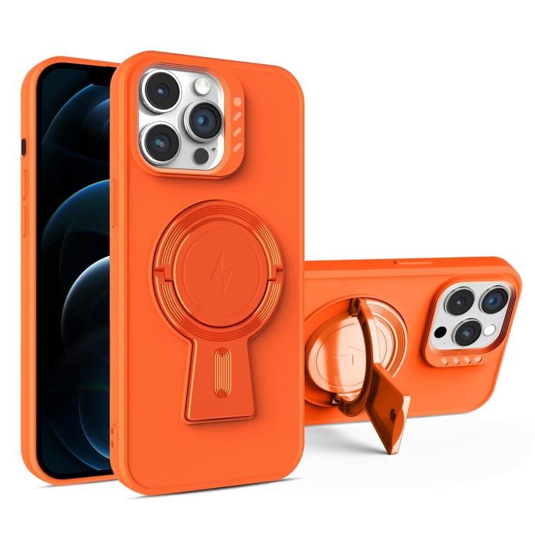 For iPhone 12 Pro Max Y-shape Holder MagSafe Rugged Shockproof Phone Case