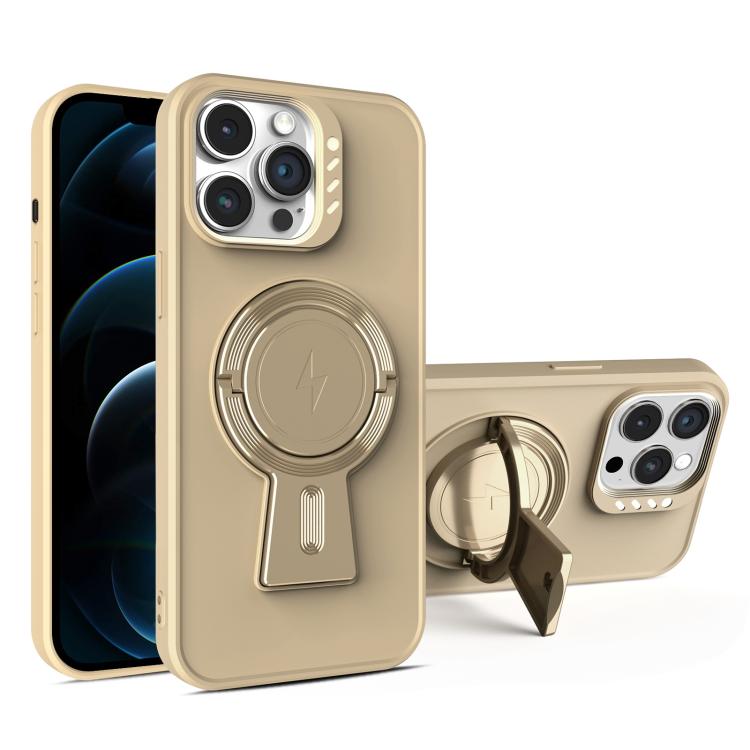 For iPhone 12 Pro Max Y-shape Holder MagSafe Rugged Shockproof Phone Case