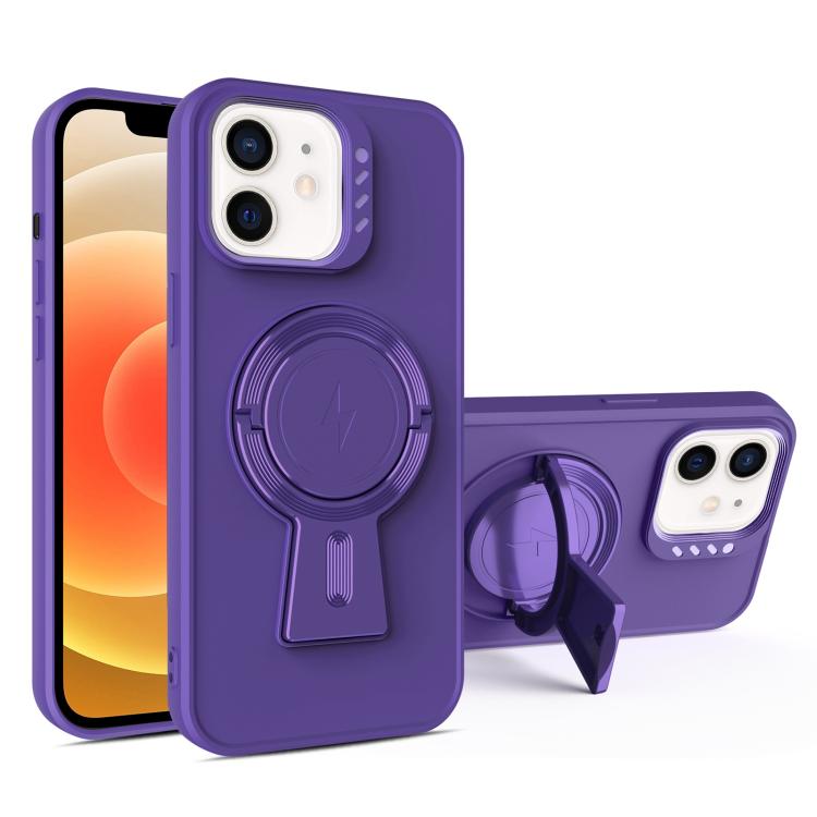 For iPhone 12 Y-shape Holder MagSafe Rugged Shockproof Phone Case