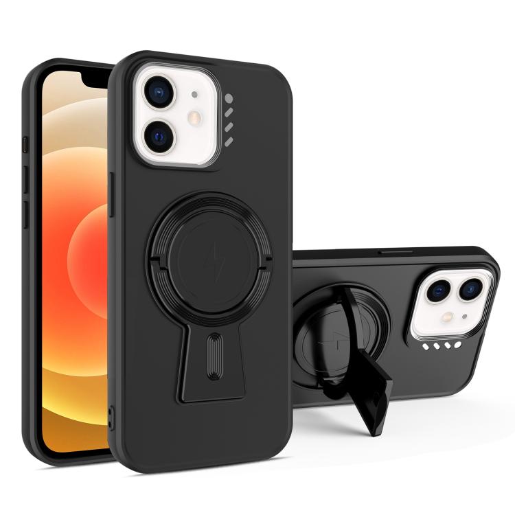 For iPhone 12 Y-shape Holder MagSafe Rugged Shockproof Phone Case