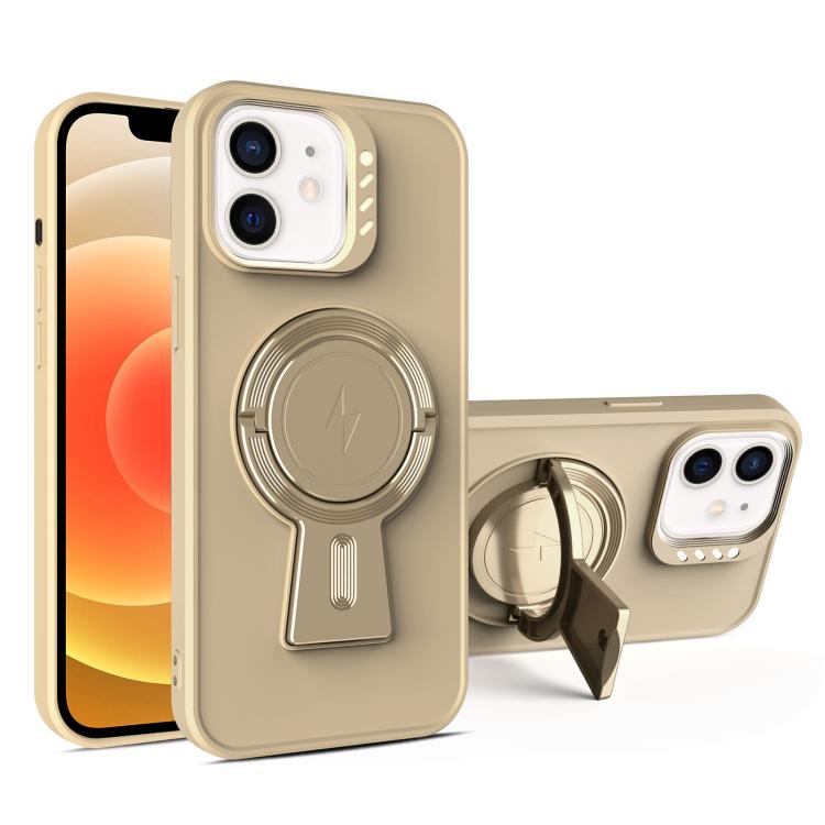 For iPhone 12 Y-shape Holder MagSafe Rugged Shockproof Phone Case