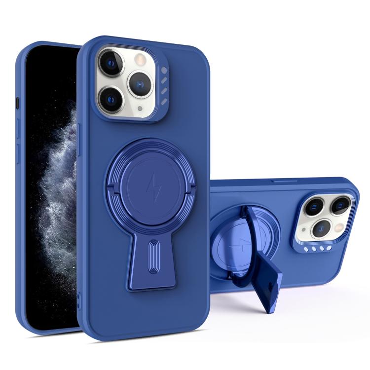For iPhone 11 Pro Max Y-shape Holder MagSafe Rugged Shockproof Phone Case