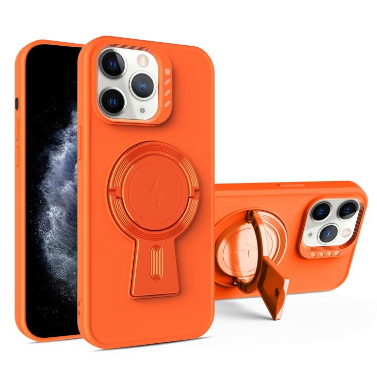 For iPhone 11 Pro Max Y-shape Holder MagSafe Rugged Shockproof Phone Case
