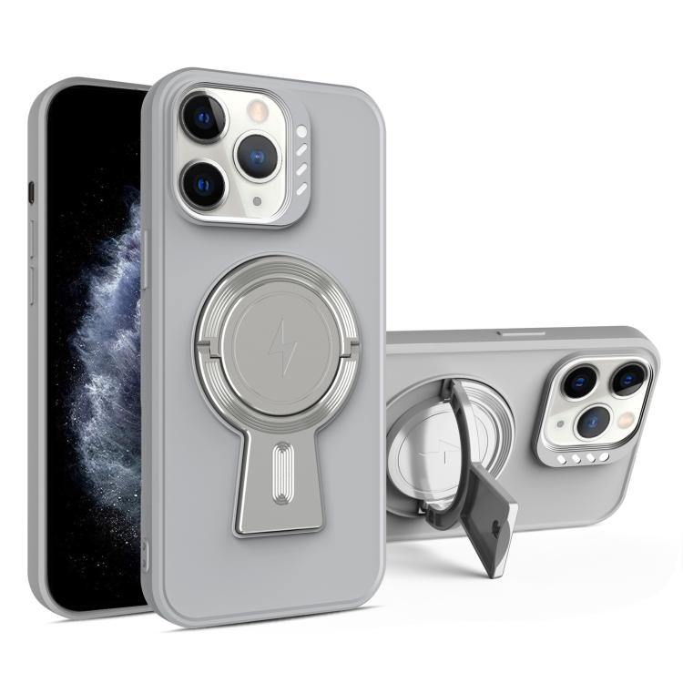 For iPhone 11 Pro Max Y-shape Holder MagSafe Rugged Shockproof Phone Case