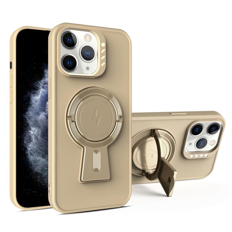 For iPhone 11 Pro Max Y-shape Holder MagSafe Rugged Shockproof Phone Case