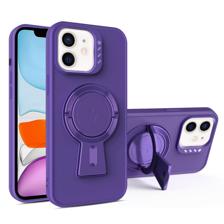For iPhone 11 Y-shape Holder MagSafe Rugged Shockproof Phone Case