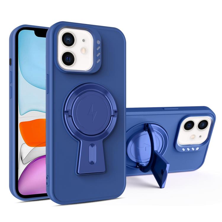 For iPhone 11 Y-shape Holder MagSafe Rugged Shockproof Phone Case