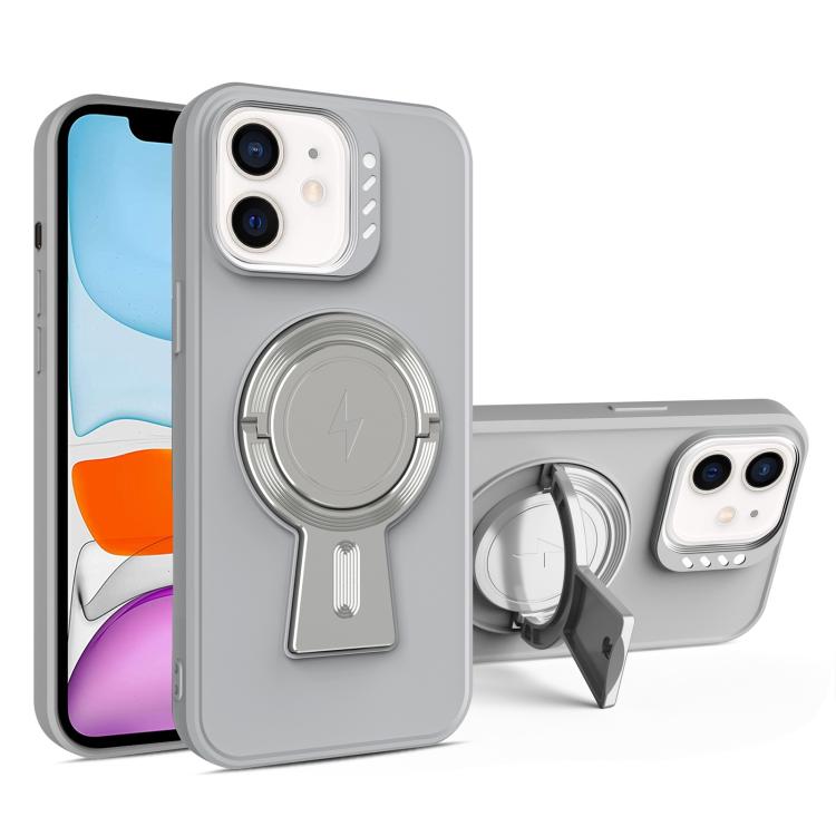 For iPhone 11 Y-shape Holder MagSafe Rugged Shockproof Phone Case