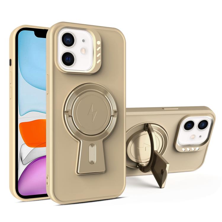 For iPhone 11 Y-shape Holder MagSafe Rugged Shockproof Phone Case