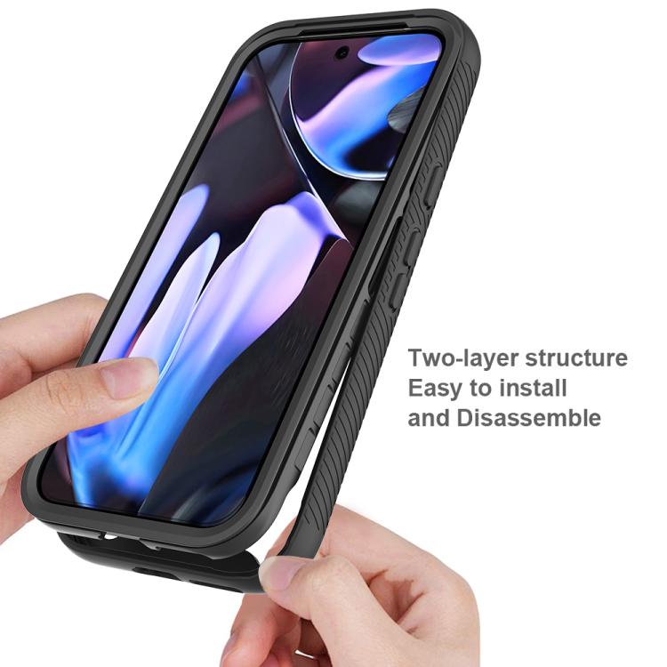 For Google Pixel 9a Starry Sky Solid Color Series MagSafe Phone Case with PET Film