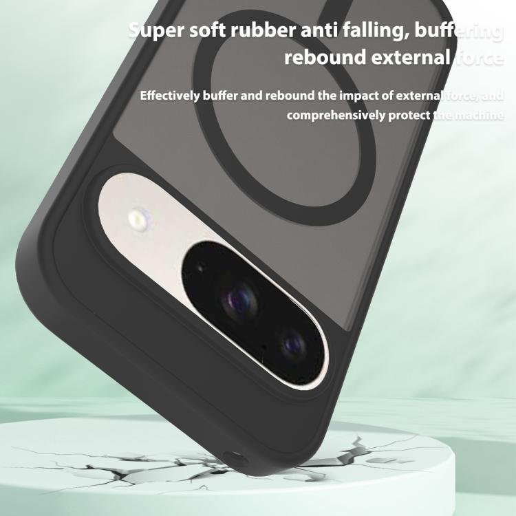 For Google Pixel 9 / 9 Pro Skin Feel TPU Hybrid PC MagSafe Phone Case