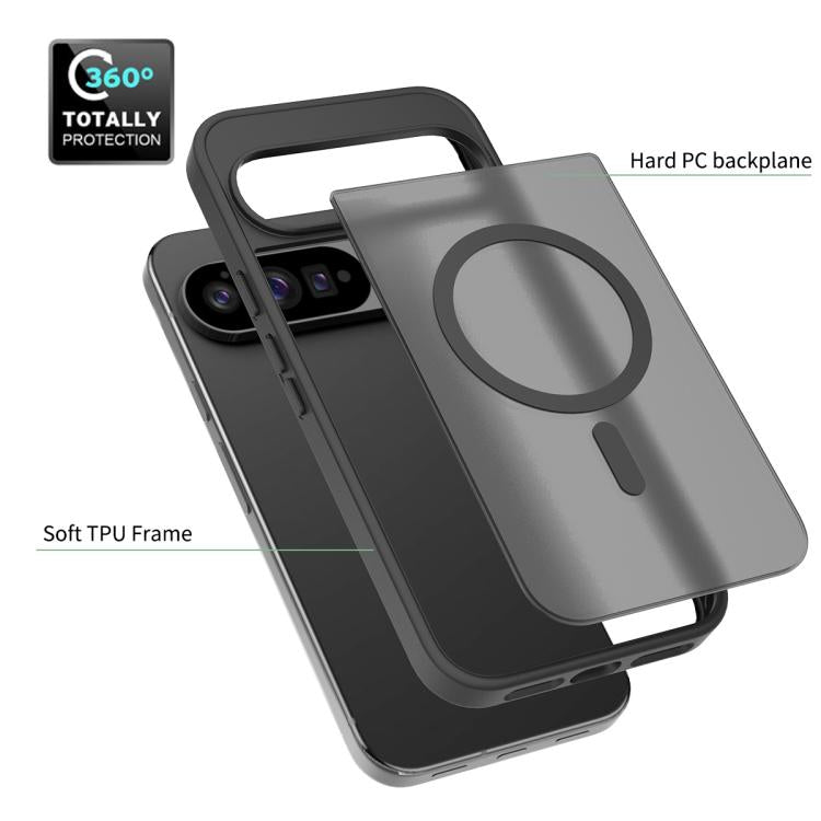 For Google Pixel 10 Pro XL Skin Feel TPU Hybrid PC MagSafe Phone Case