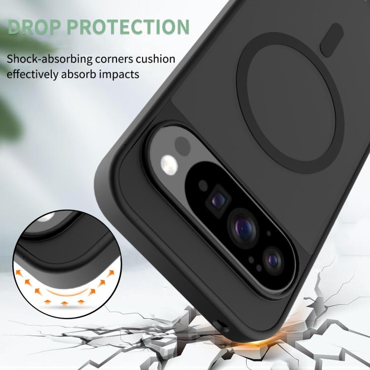 For Google Pixel 10 Pro XL Skin Feel TPU Hybrid PC MagSafe Phone Case