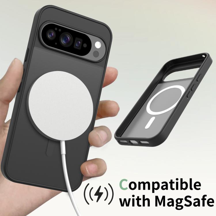 For Google Pixel 10 Pro XL Skin Feel TPU Hybrid PC MagSafe Phone Case
