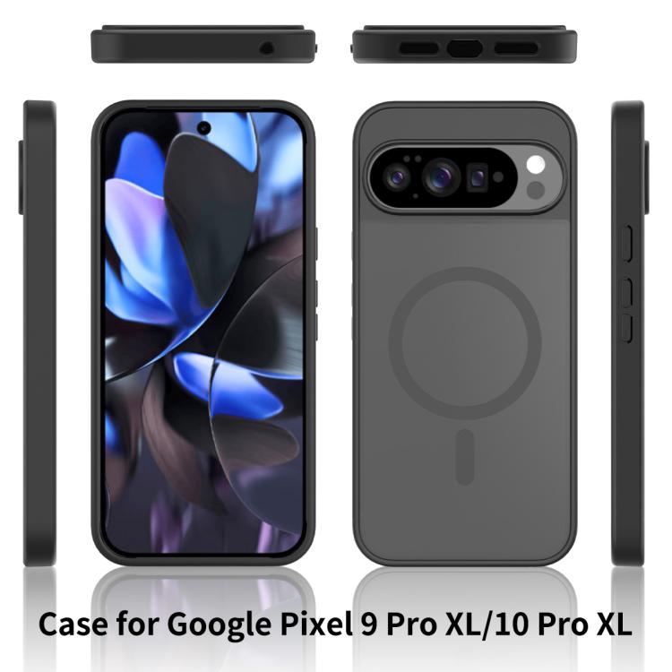 For Google Pixel 10 Pro XL Skin Feel TPU Hybrid PC MagSafe Phone Case