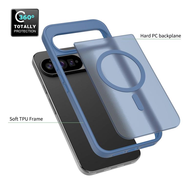 For Google Pixel 10 Pro XL Skin Feel TPU Hybrid PC MagSafe Phone Case