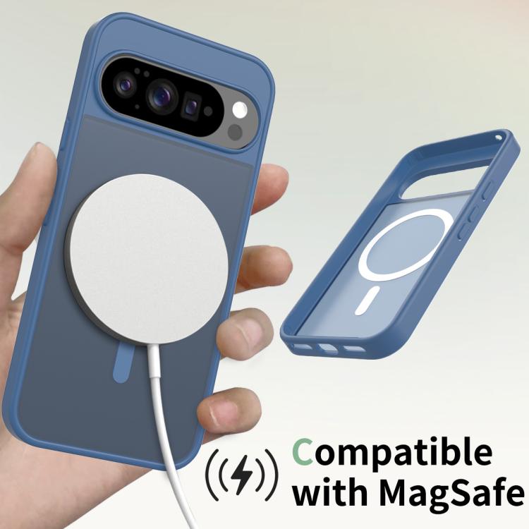 For Google Pixel 10 Pro XL Skin Feel TPU Hybrid PC MagSafe Phone Case