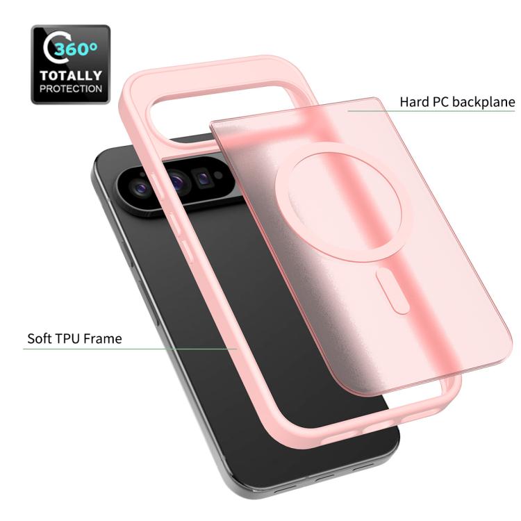 For Google Pixel 10 Pro XL Skin Feel TPU Hybrid PC MagSafe Phone Case