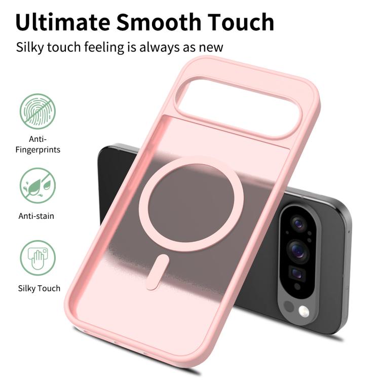 For Google Pixel 10 Pro XL Skin Feel TPU Hybrid PC MagSafe Phone Case