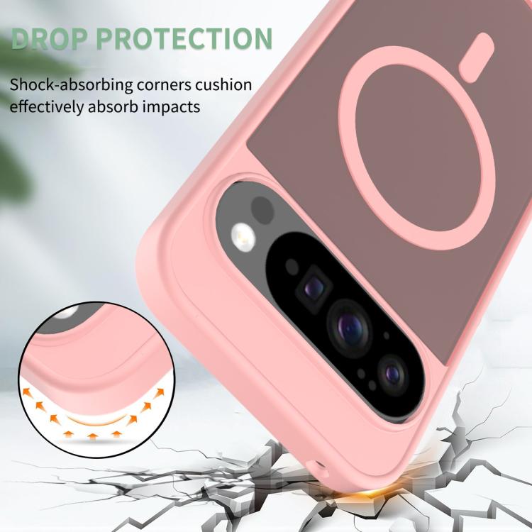 For Google Pixel 10 Pro XL Skin Feel TPU Hybrid PC MagSafe Phone Case