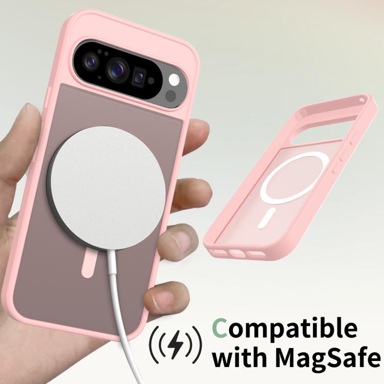 For Google Pixel 10 Pro XL Skin Feel TPU Hybrid PC MagSafe Phone Case