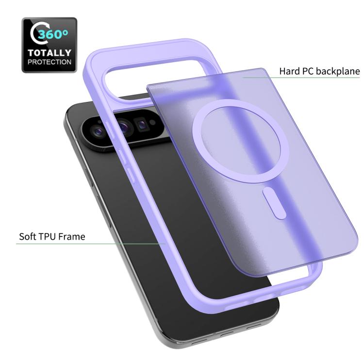 For Google Pixel 10 Pro XL Skin Feel TPU Hybrid PC MagSafe Phone Case