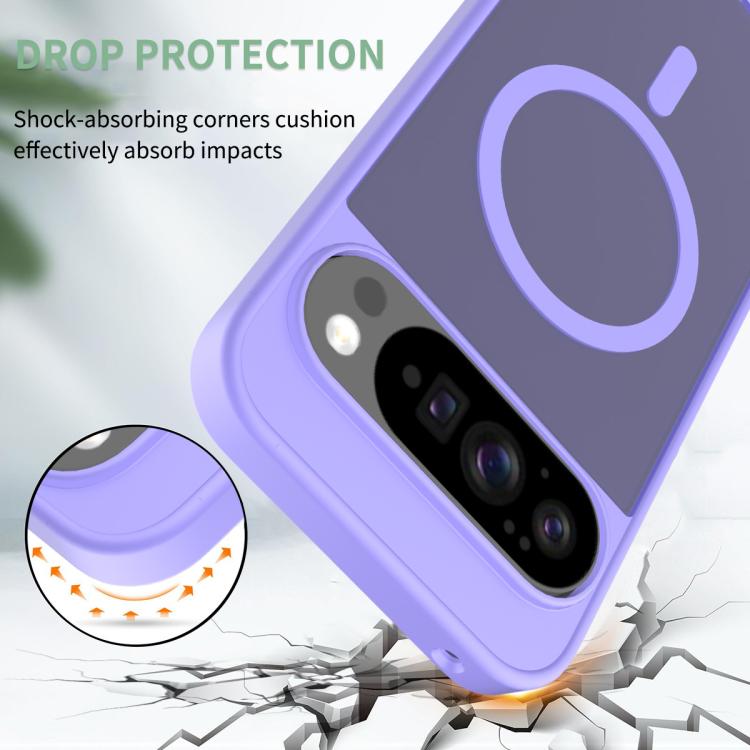 For Google Pixel 10 Pro XL Skin Feel TPU Hybrid PC MagSafe Phone Case