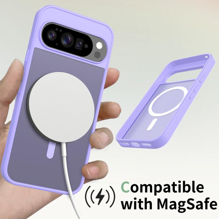 For Google Pixel 10 Pro XL Skin Feel TPU Hybrid PC MagSafe Phone Case