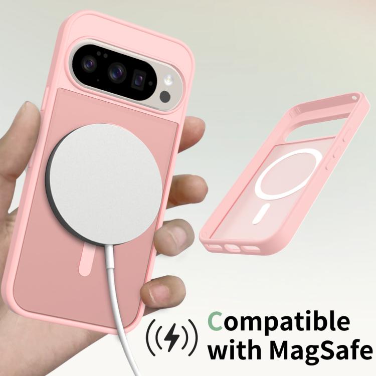 For Google Pixel 10 / 10 Pro Skin Feel TPU Hybrid PC MagSafe Phone Case