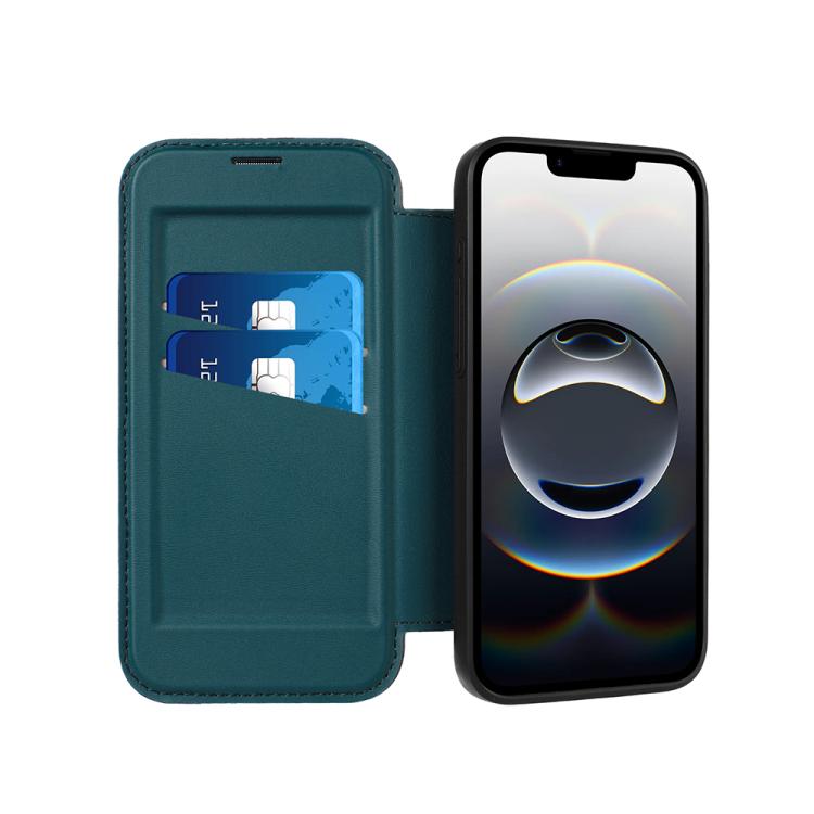 For iPhone 17e / 16e Magnetic Armor Series RFID Card Slots Leather Phone Case