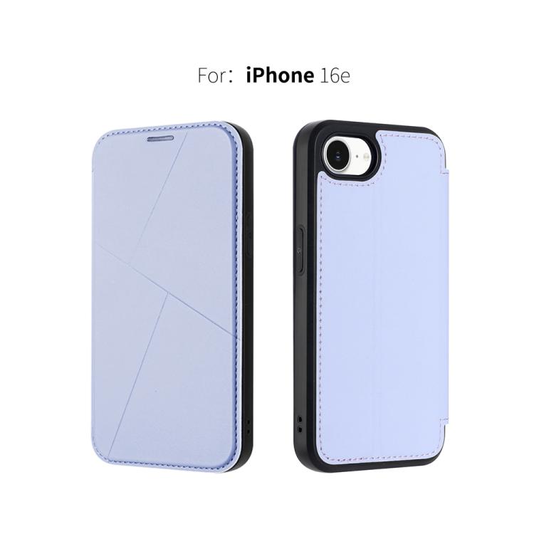 For iPhone 17e / 16e Magnetic Armor Series RFID Card Slots Leather Phone Case