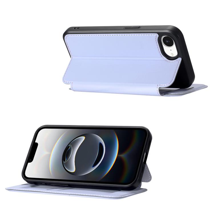 For iPhone 17e / 16e Magnetic Armor Series RFID Card Slots Leather Phone Case