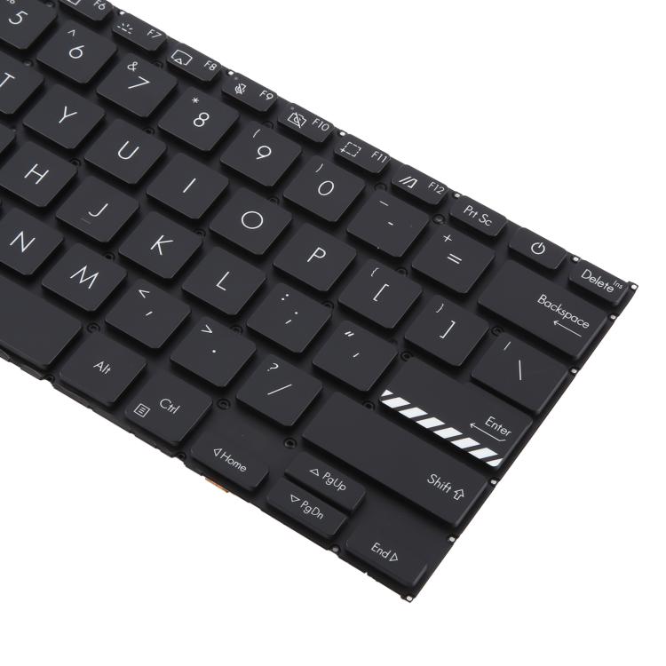 US Version Backlit Laptop Keyboard for Asus VivoBook 14 Pro X1402 M1402 D1402 F1402 X1403Z X1402Z - Black