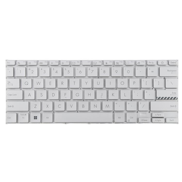 US Version Laptop Keyboard for Asus VivoBook 14 Pro X1402 M1402 D1402 F1402 X1403Z X1402Z - Silver