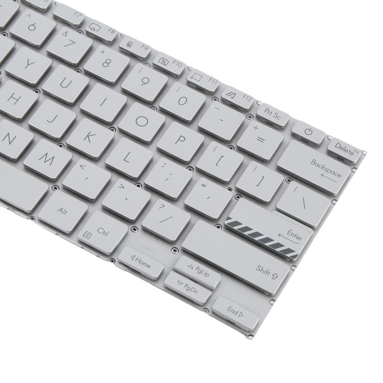 US Version Laptop Keyboard for Asus VivoBook 14 Pro X1402 M1402 D1402 F1402 X1403Z X1402Z - Silver