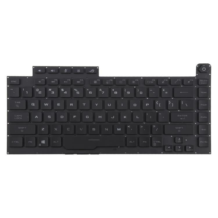 US Version RGB Backlit Laptop Keyboard for Asus ROG Strix Scar G512 G512LV G512LW G512LI - Black