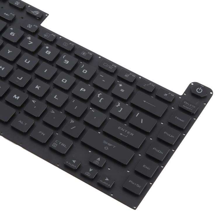 US Version RGB Backlit Laptop Keyboard for Asus ROG Strix Scar G512 G512LV G512LW G512LI - Black