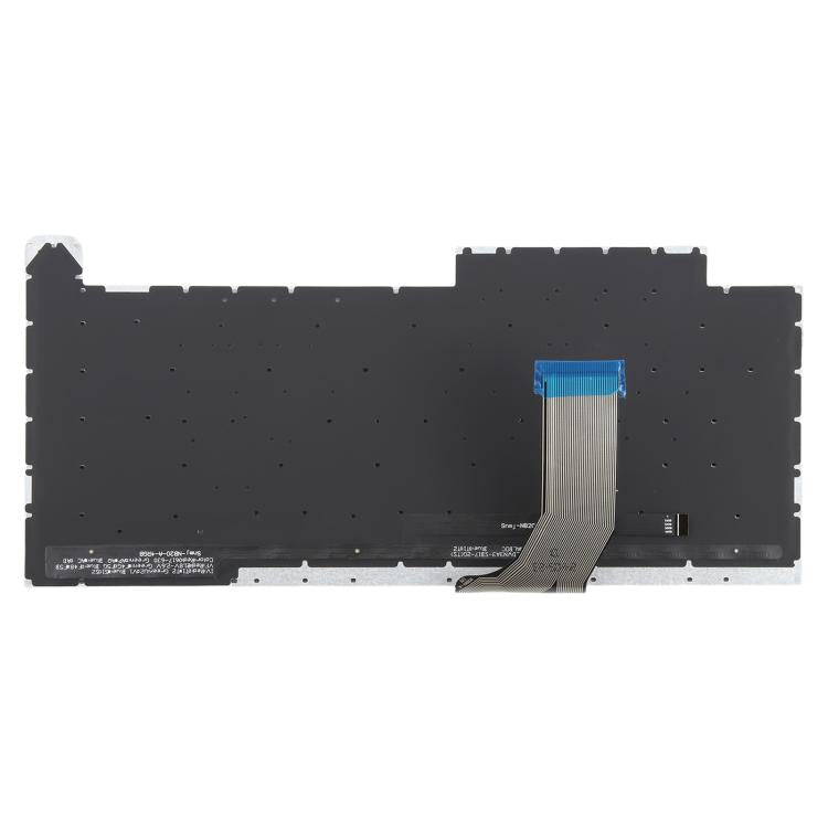 US Version Colorful 16 Pin Backlit Laptop Keyboard for Asus ROG Strix Scar G512 G512LV G512LW G512LI - Transparent keycaps