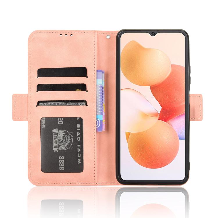 For Cubot A10 Skin Feel Calf Texture Card Slots Leather Phone Case