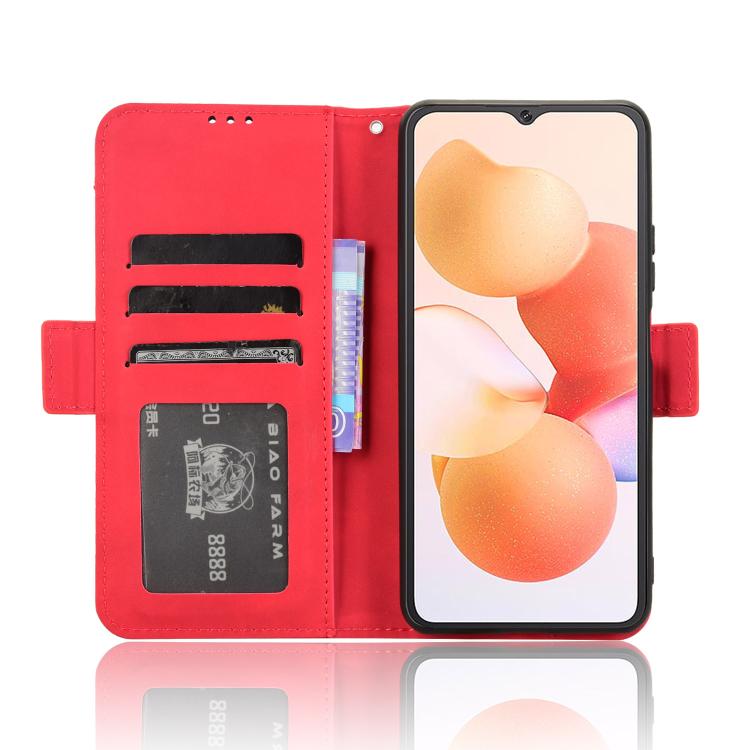 For Cubot A10 Skin Feel Calf Texture Card Slots Leather Phone Case