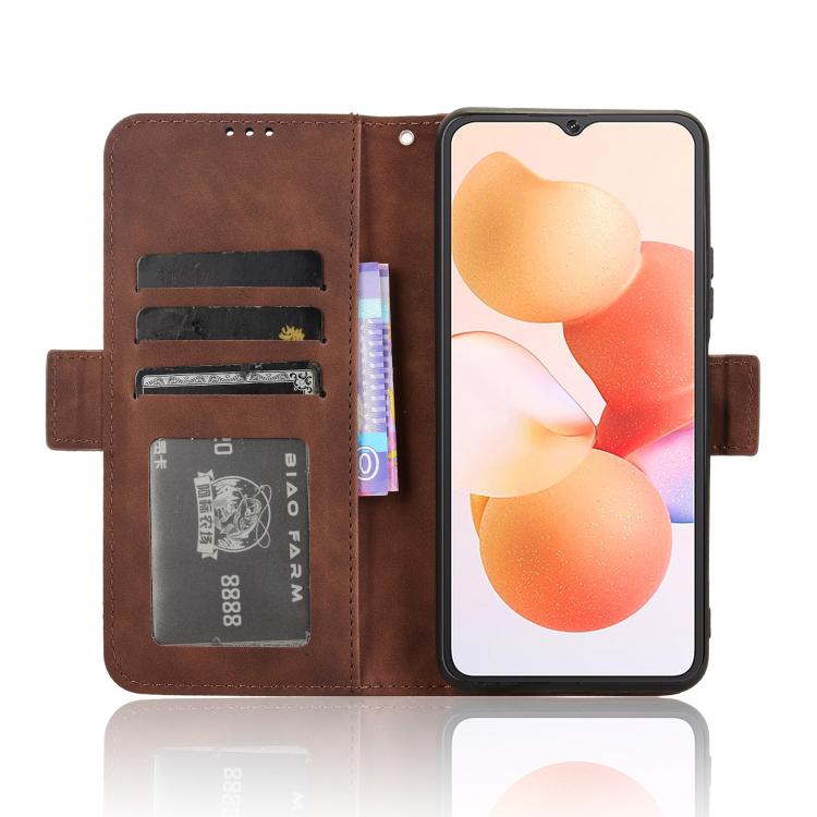 For Cubot A10 Skin Feel Calf Texture Card Slots Leather Phone Case