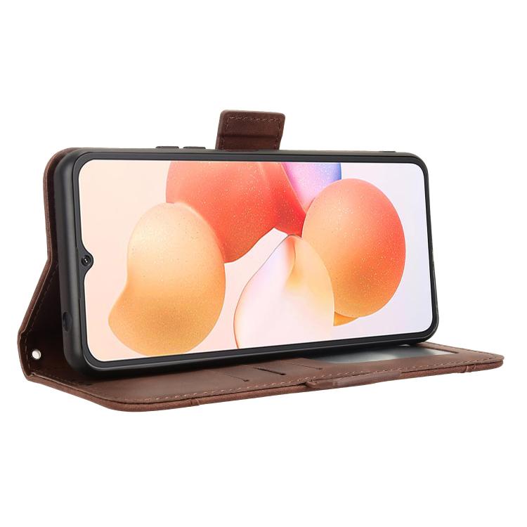 For Cubot A10 Skin Feel Calf Texture Card Slots Leather Phone Case