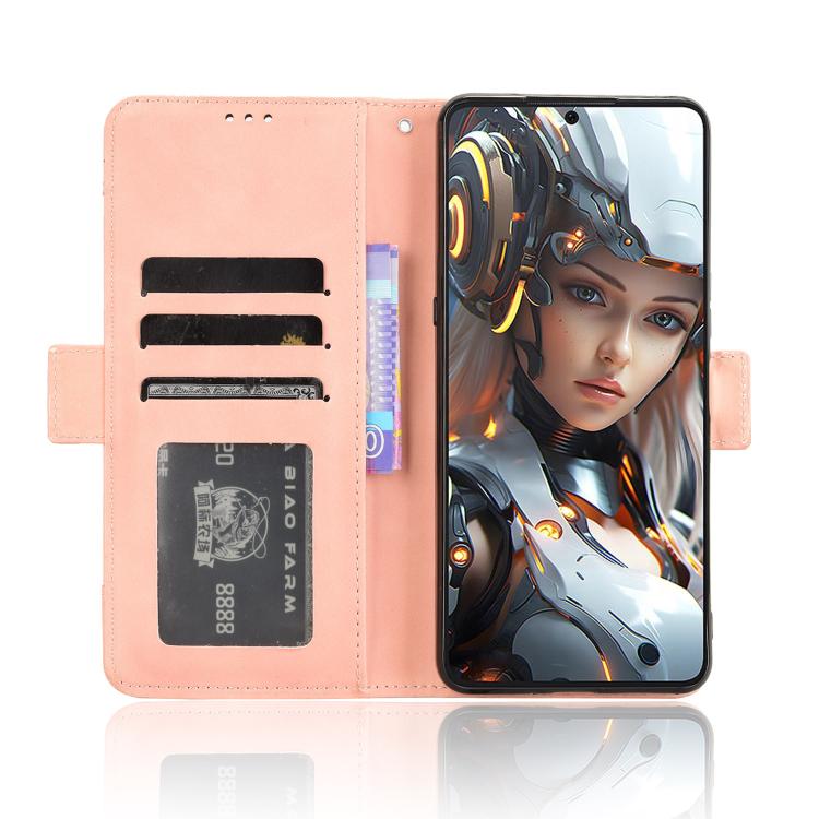 For Cubot Max 5 Skin Feel Calf Texture Card Slots Leather Phone Case