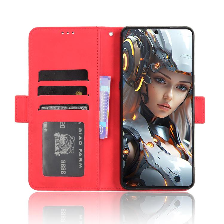 For Cubot Max 5 Skin Feel Calf Texture Card Slots Leather Phone Case