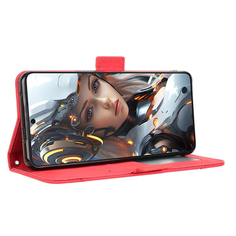 For Cubot Max 5 Skin Feel Calf Texture Card Slots Leather Phone Case