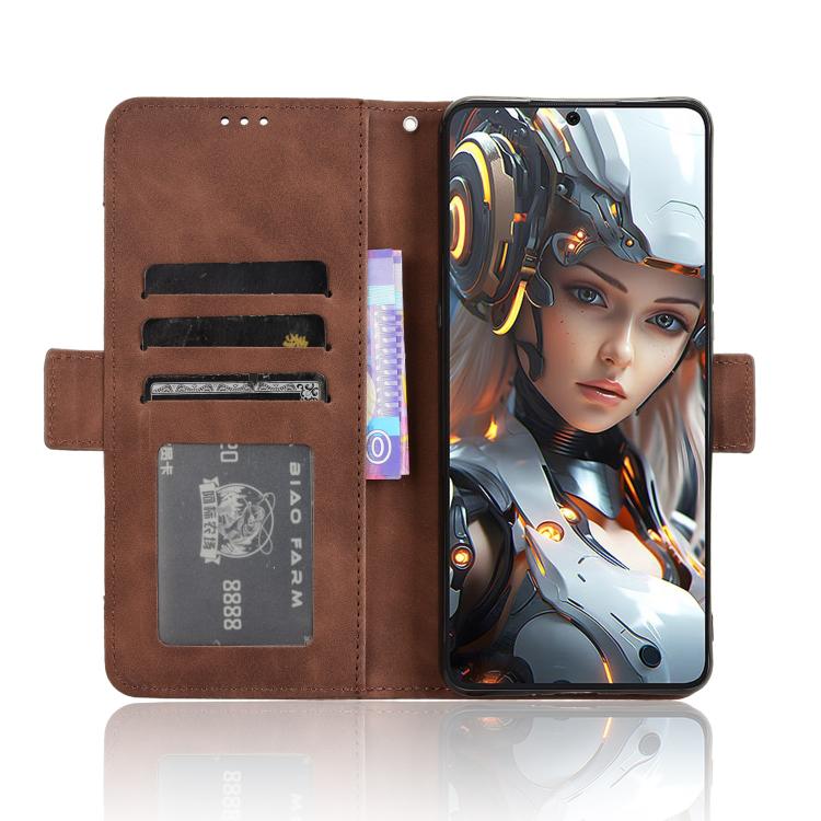 For Cubot Max 5 Skin Feel Calf Texture Card Slots Leather Phone Case