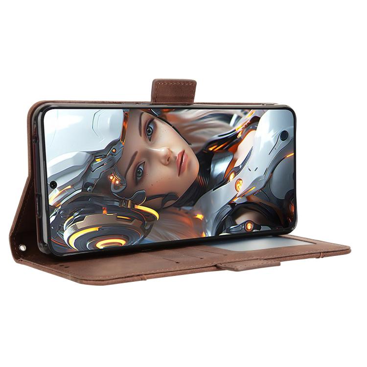 For Cubot Max 5 Skin Feel Calf Texture Card Slots Leather Phone Case