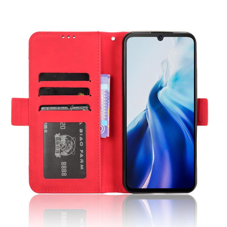 For Cubot A30 Skin Feel Calf Texture Card Slots Leather Phone Case